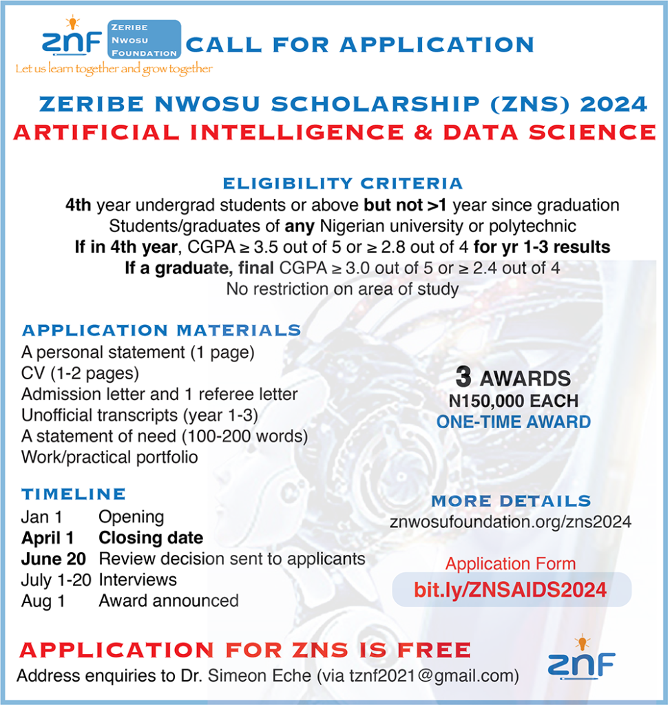 application letter for zns